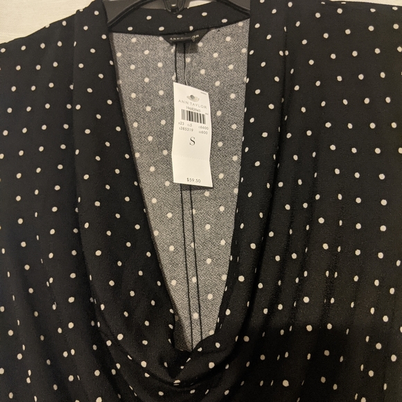 Ann Taylor Long Sleeve Cowl Neck Top Small - Picture 2 of 6